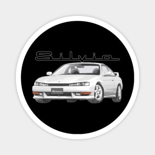 240sx white s14 kouki k's autech Magnet